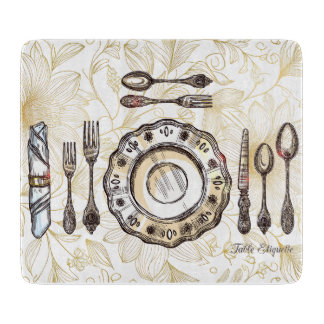 Elegant chopping board snijplank