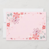 Elegant CHRISTENING Event Invitation Kaart (Achterkant)