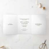 Élégant Christian Photo Faire-part de mariage Gree (Intérieur)