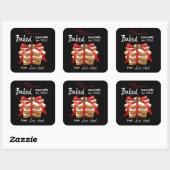 Elegant Christmas Cookie Gift Label Stickers (Vel)