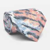 Elegant Christmas Gift For Him Tiger Print Stropdas (Opgerold)