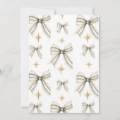 Elegant Christmas Holiday Party Invitation (Dos)