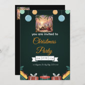Elegant Christmas Invitation – A Festive Design Kaart (Voorkant / Achterkant)