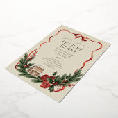 Elegant Christmas Invitation Card (Rotation)