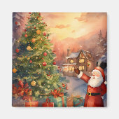 Elegant Christmas Magnet Magneet (Voorkant)