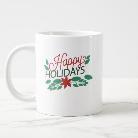 Elegant Christmas Mug – Classic Holiday Coffee & T (Gauche)