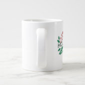 Elegant Christmas Mug – Classic Holiday Coffee & T Extra Grote Beker (Achterkant)