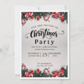 Elegant Christmas Party Invitation | Kaart (Voorkant)