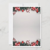 Elegant Christmas Party Invitation | Kaart (Achterkant)