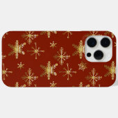 Elegant Christmas Star Red  Case-Mate iPhone Case (Achterkant (horizontaal))