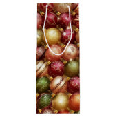 Elegant Christmas Tree Baubles Decoration Wijn Cadeautas (Achterkant)