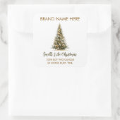 Elegant Christmas Tree Candle Labels (Tas)
