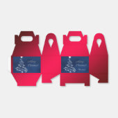 Elegant Christmas Tree Favor Box Bedankdoosjes (Uitgevouwen)