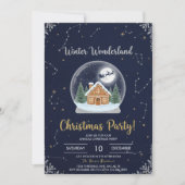 Elegant Christmas Tree Holiday Party Invitation (Devant)
