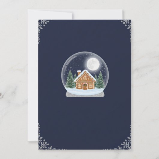 Elegant Christmas Tree Holiday Party Invitation (Dos)