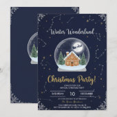 Elegant Christmas Tree Holiday Party Invitation (Devant / Derrière)