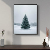 Elegant Christmas Tree Poster