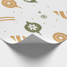 Elegant Christmas wrapping paper