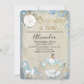 Elegant Cinderella Fairy Tale Theme Kaart (Voorkant)