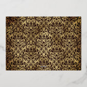 Élégant Cinquante et Fabuleux Invitation Papier Mé (Verso)