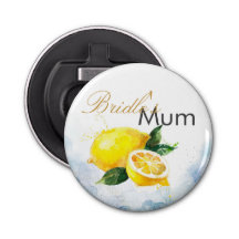 Elegant Citroen Geel & Blauw Waterverf Bruiloft