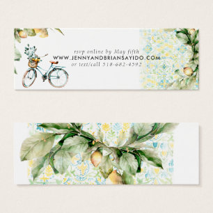 Élégant citron aquarelle   Site Mariage RSVP