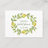 Élégant Citron Devine Combien De Carte De Jeu (Dos)