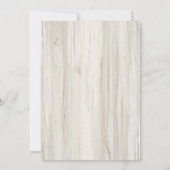 Elégant Citrouille blanc Thanksgiving Invitation (Dos)