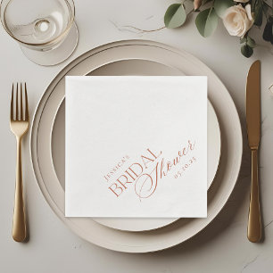 Elegant Citrus Floral Vrijgezellenfeest Servet