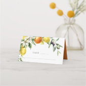 Elegant Citrus Sinaasappel Citroen Bruiloft (Voorkant)