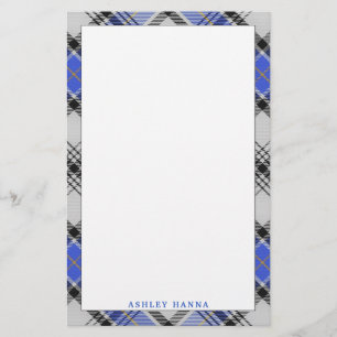 Elegant Clan Hannay Tartan Pset Briefpapier