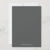 Elegant Class of 2018 Graduation Party Invitation Kaart (Achterkant)