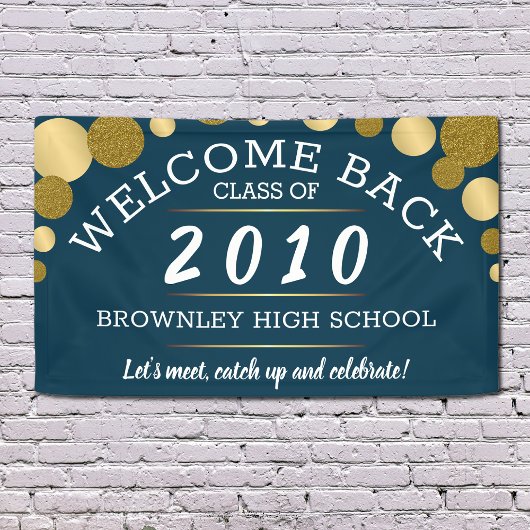 Elegant class reunion banner