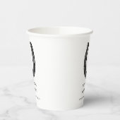 Elegant Classic Black White Horse Race Derby Papieren Bekers (Links)