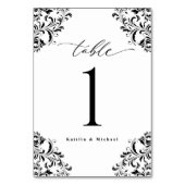 Elegant Classic Klein Bruiloft Kaart (Achterkant)