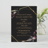 elegant Classic luxueuze bruiloft Kaart (Staand voorkant)