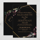 elegant Classic luxueuze bruiloft Kaart (Voorkant / Achterkant)