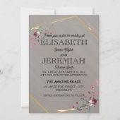 elegant Classic luxueuze bruiloft Kaart (Voorkant)