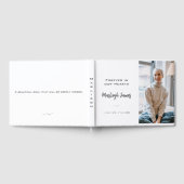 Elégant Classic Memorial Photo Livre d'invité (Complet)