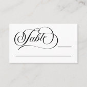 Elegant Classic Minimalist Wedding Plaatskaartje (Voorkant)