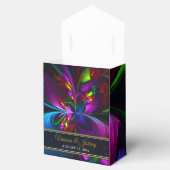 Elegant Classic Modern Floral Pattern #902 Wedding Bedankdoosjes (Geopend)