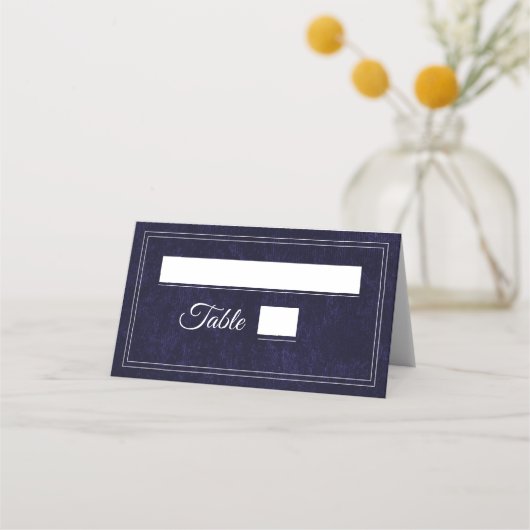 Elegant Classic Navy Blue Wedding (Voorkant)