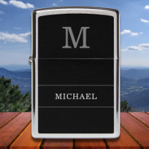 Élégant Classic Nom personnalisé Monogramme