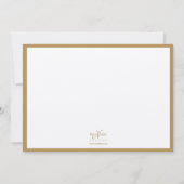 Elegant Classic Photo Invitation Kaart (Achterkant)