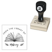 Elegant Classic Script From the Library Of Custom  Rubberstempel (Gestempeld)