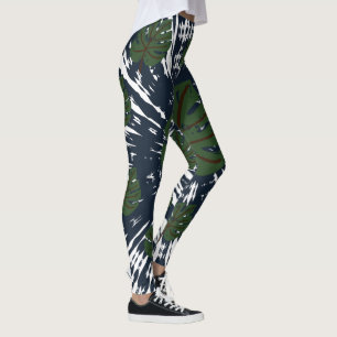 Elegant Classic Stropdas & Dye Leaf Leggings
