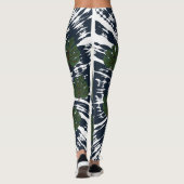Elegant Classic Stropdas & Dye Leaf Leggings (Achterkant)
