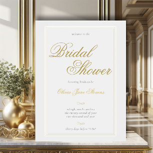 Elegant Classic Triple Lijst Vrijgezellenfeest Wel Poster