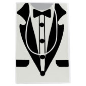 Elegant Classic Tuxedo Bow Stropdas Afstuderen Medium Cadeauzakje (Voorkant)