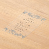  Elegant Classic Wedding Acryl Uitnodigingen (Laagn)